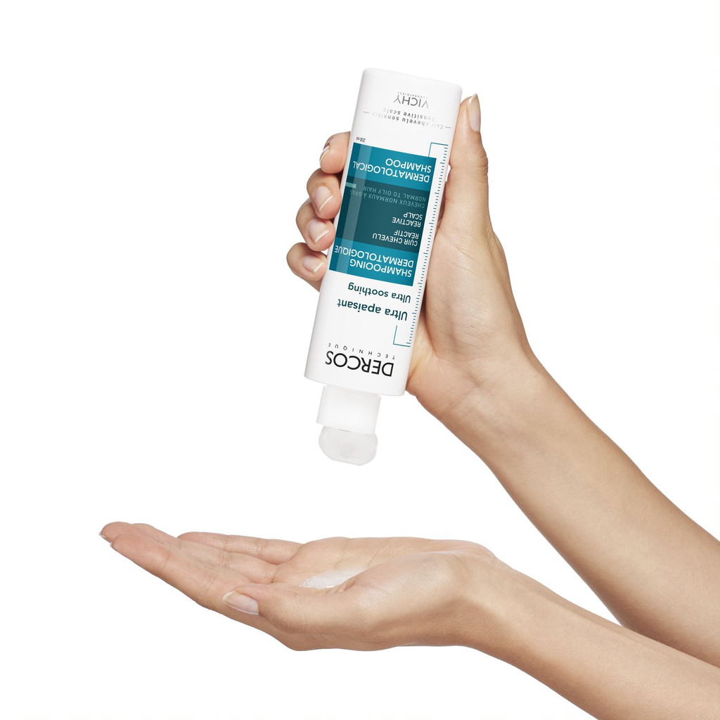 VICHY DERCOS SHAMPOOING ULTRA APAISANT CHEVEUX NORMAUX A GRAS 200ML