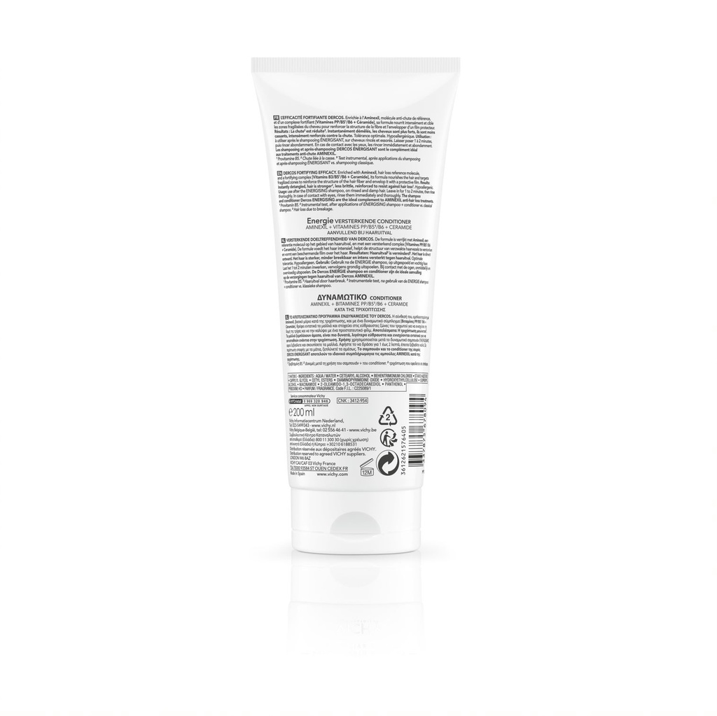 VICHY DERCOS ENERGISANT APRES-SHAMPOOING FORTIFIANT 200ML
