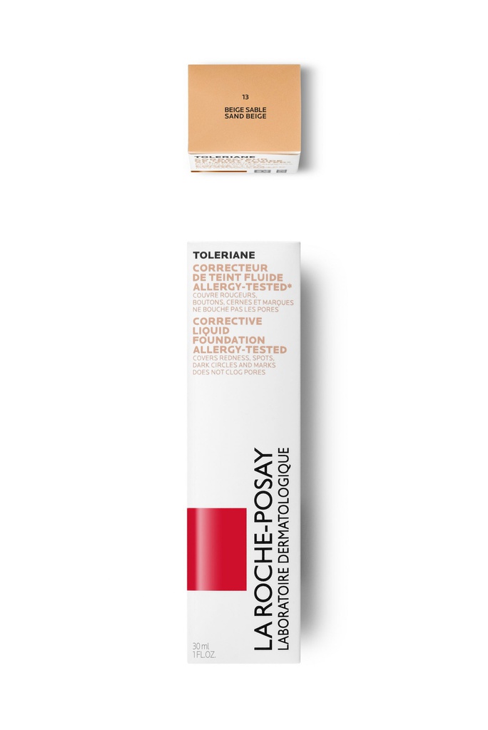 LA ROCHE POSAY TOLERIANE CORRECTEUR TEINT FLUIDE SPF25 N13 BEIGE SABLE 30ML