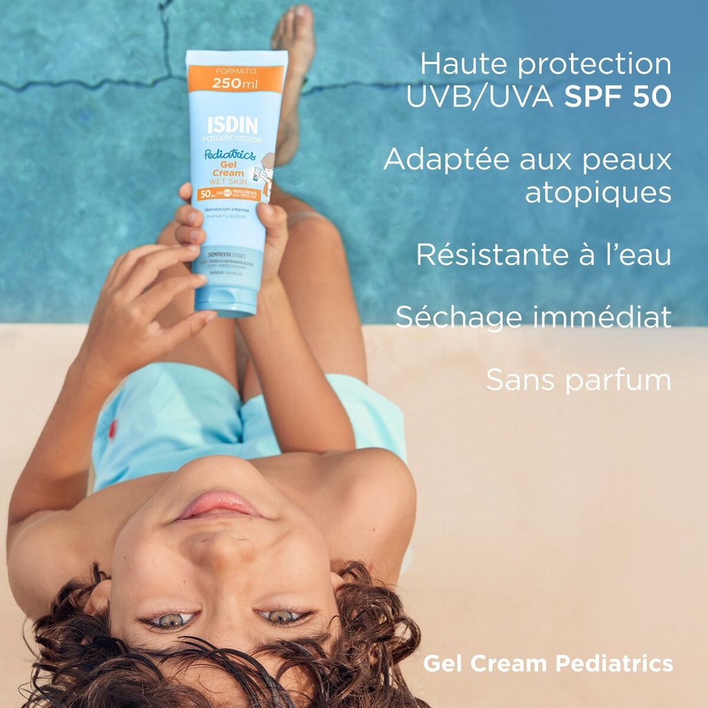 ISDIN SOLAIRE PEDIATRICS GEL CREAM SPF50+ 250ML