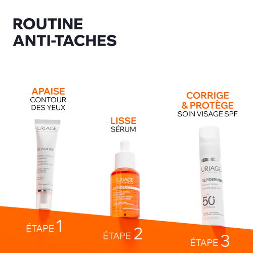 URIAGE DEPIDERM SOIN DE JOUR ANTI-TACHES SPF50+ 30ML