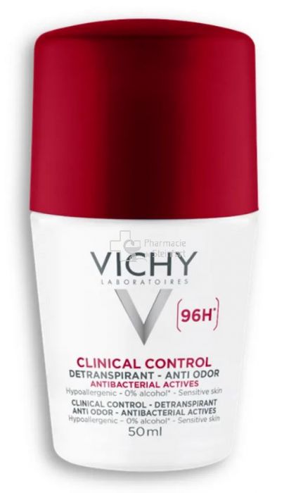 VICHY DEODORANT CLINICAL CONTROL 96H ROLL-ON 50ML