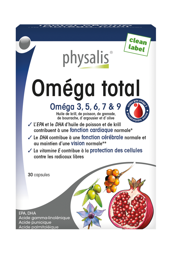 PHYSALIS OMEGA TOTAL - 30 GELULES