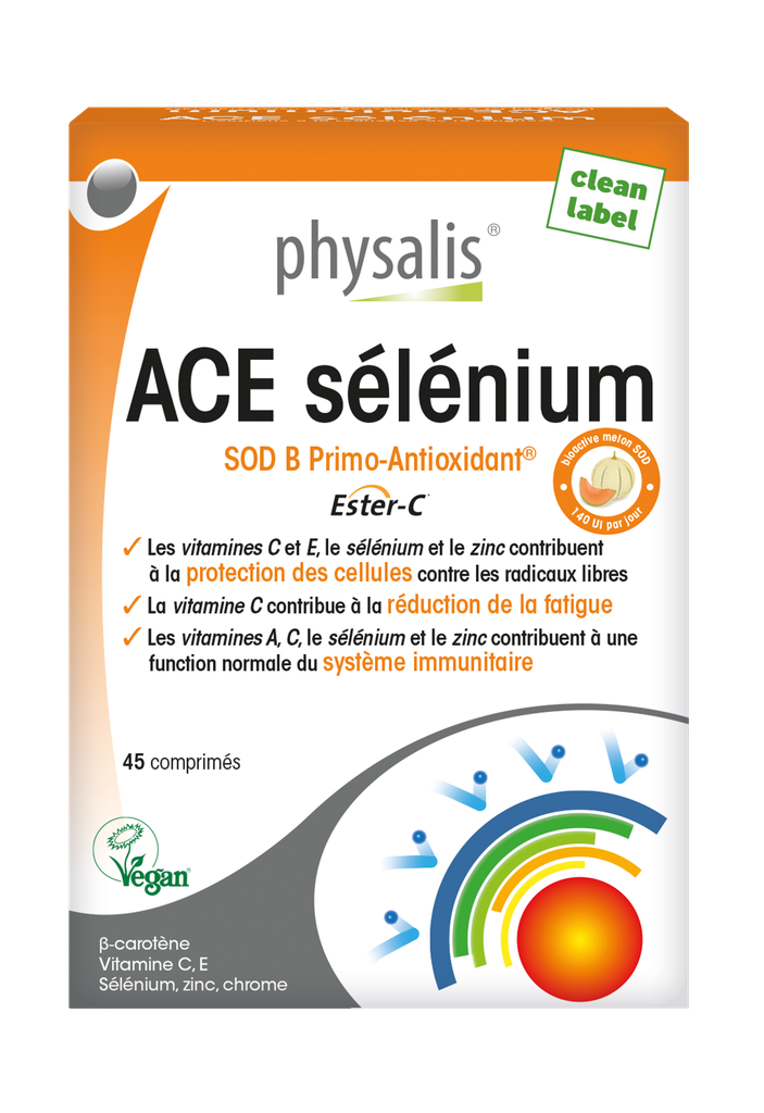 PHYSALIS ACE SELENIUM - 45 COMPRIMES