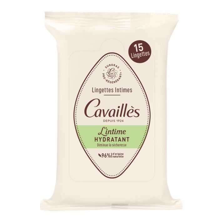 ROGE CAVAILLES LINGETTES INTIMES HYDRATANT 15U