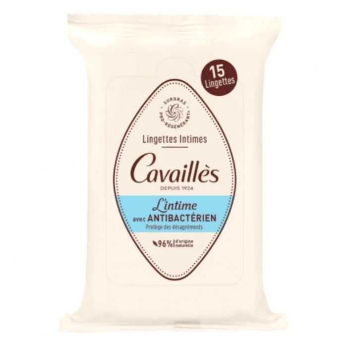 ROGE CAVAILLES LINGETTES INTIMES ANTI-BACTERIEN 15U
