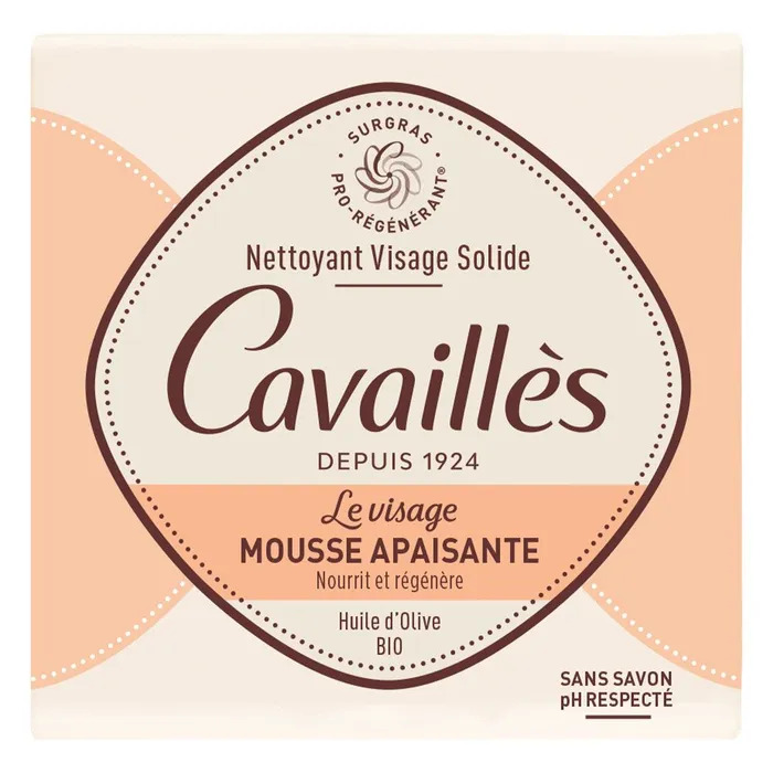 ROGE CAVAILLES NETTOYANT VISAGE SOLIDE LE VISAGE MOUSSE APAISANTE 70G