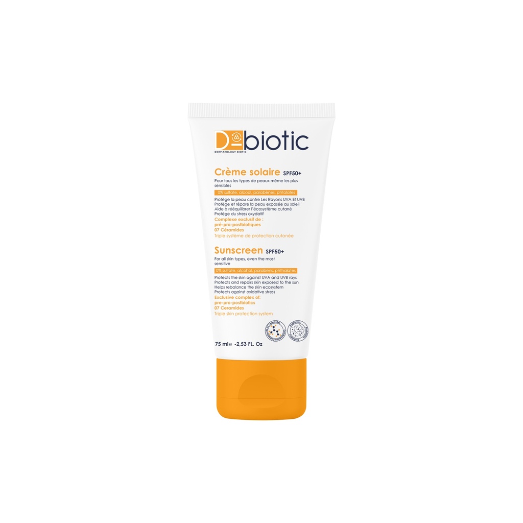 D-BIOTIC CREME SOLAIRE SPF50+ 75ML