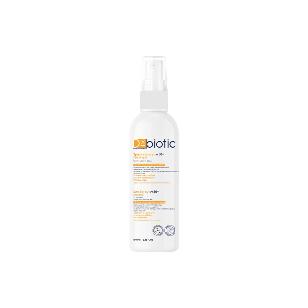 D-BIOTIC SPRAY SOLAIRE PEDIATRIQUE SPF50+ 100ML