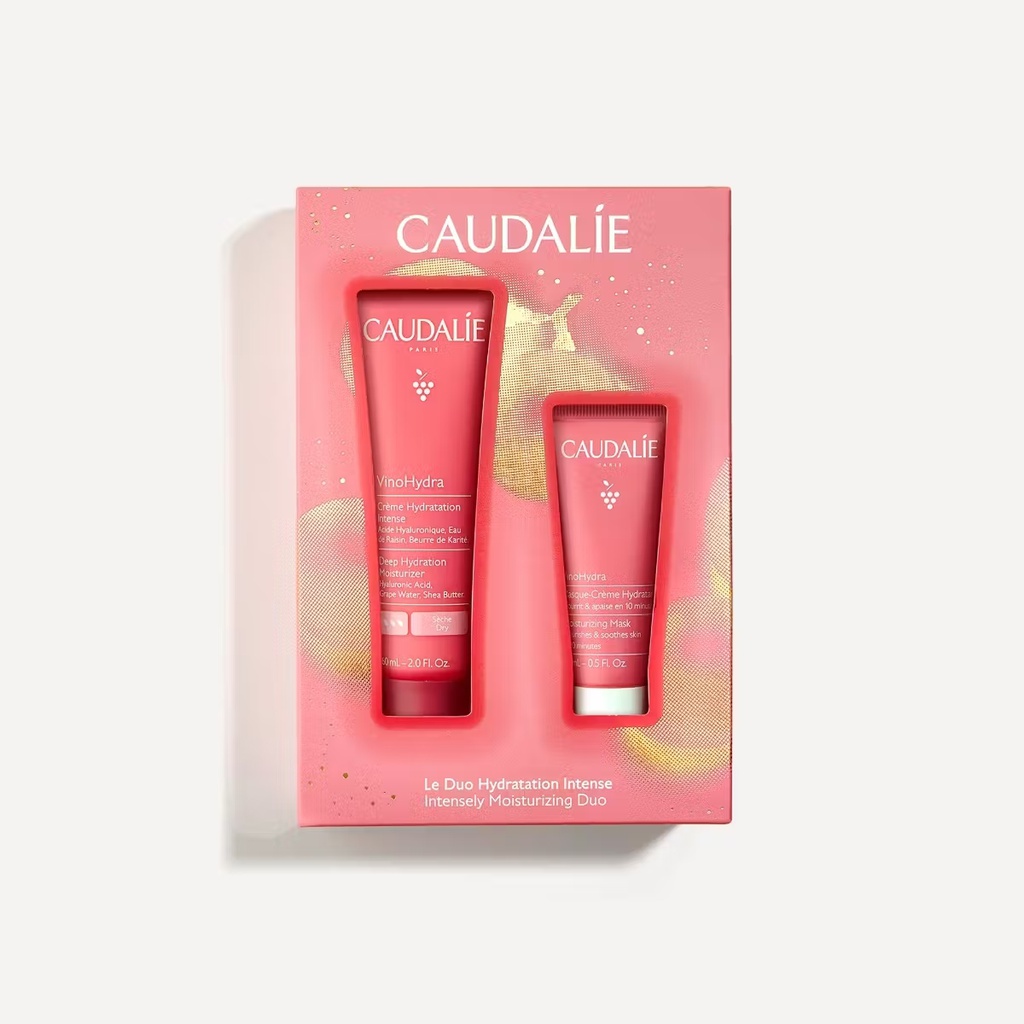 CAUDALIE COFFRET LE DUO HYDRATATION INTENSE - VINOHYDRA CREME HYDRATATION INTENSE & MASQUE-CREME