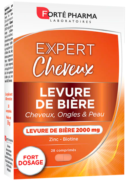 FORTE PHARMA EXPERT CHEVEUX LEVURE DE BIERE 2000MG - 28 COMPRIMES