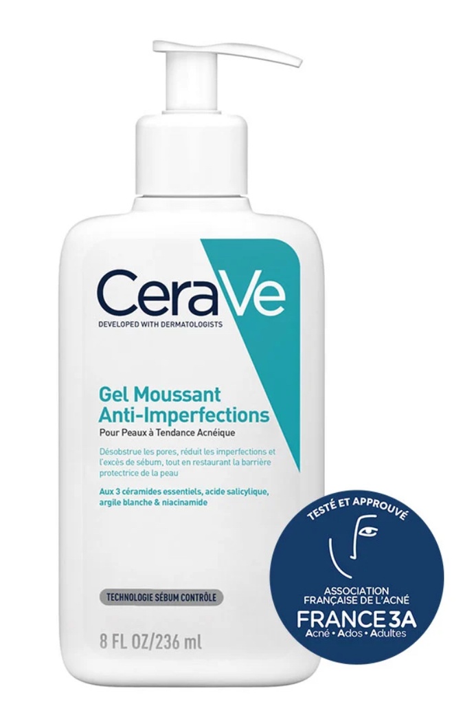 CERAVE GEL MOUSSANT ANTI-IMPERFECTIONS 236ML