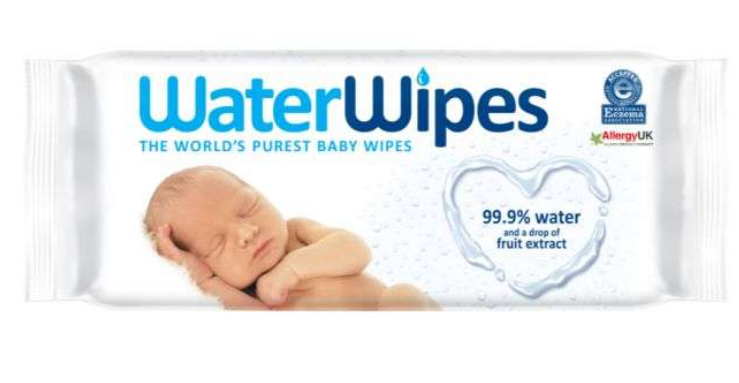 WATERWIPES LINGETTES BEBE 5*60U