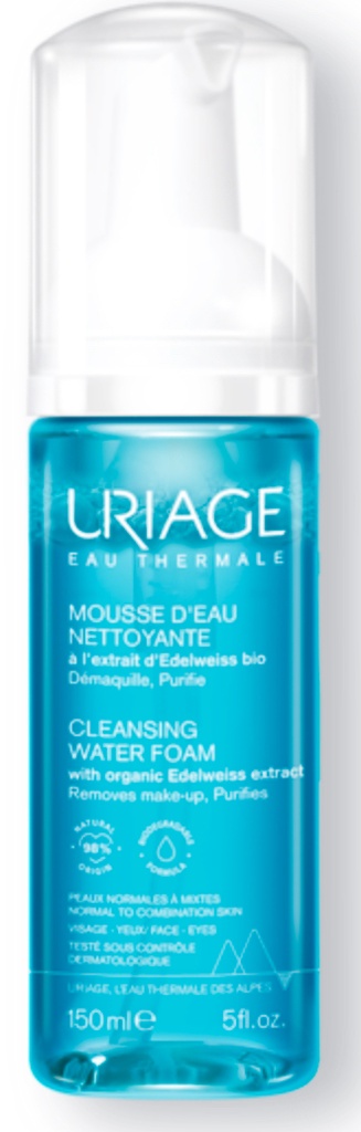URIAGE MOUSSE D'EAU NETTOYANTE 150ML