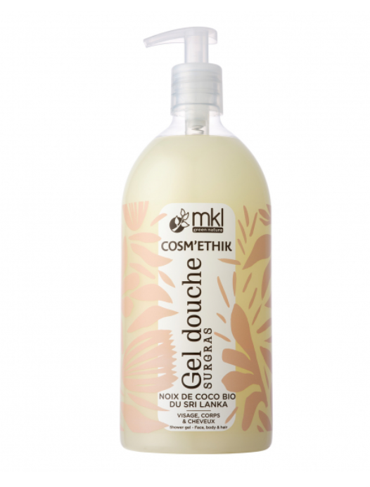 MKL COSM'ETHIK GEL DOUCHE NOIX DE COCO BIO 1L  