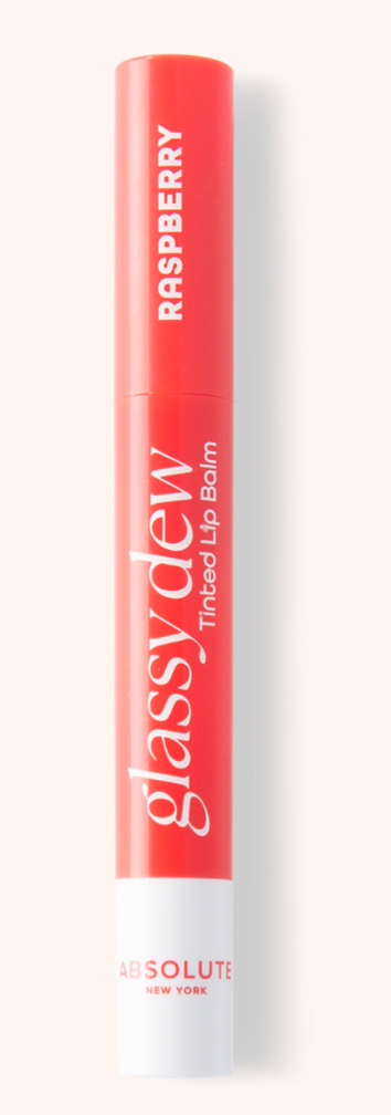 ABSOLUTE NY GLASSY DEW TINTED LIP BALM - RASPBERRY MLGD06