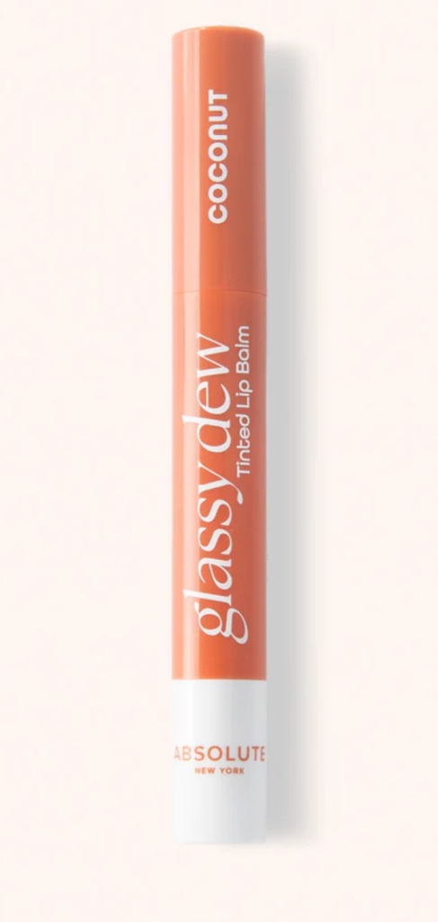 ABSOLUTE NY GLASSY DEW TINTED LIP BALM - COCONUT MLGD01