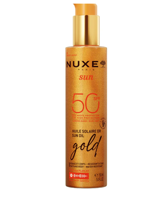 NUXE SUN HUILE SOLAIRE BRONZANTE OR SPF50 150ML