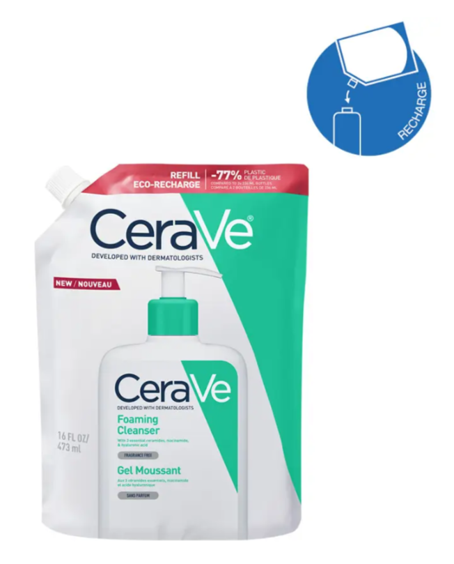 CERAVE GEL MOUSSANT RECHARGE 473ML