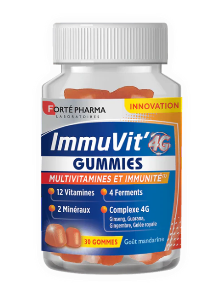 FORTE PHARMA IMMUVIT' 4G MULTIVITAMINES ET IMMUNITE - 30 GOMMES