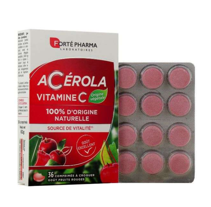 FORTE PHARMA ACEROLA VITAMINE C - 36 COMPRIMES