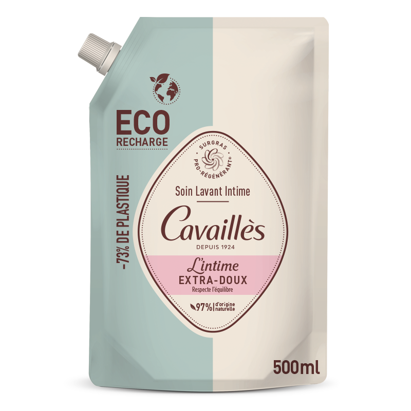 ROGE CAVAILLES RECHARGE SOIN LAVANT INTIME GEL L'INTIME EXTRA-DOUX 500ML 