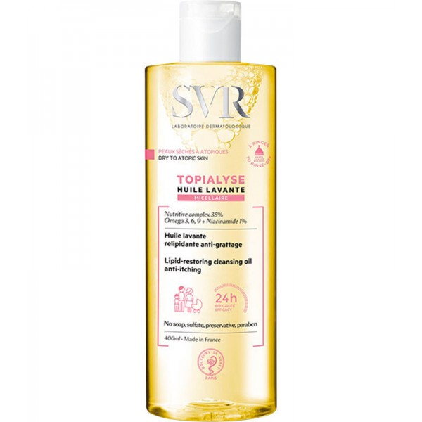 SVR TOPIALYSE HUILE LAVANTE MICELLAIRE 400ML