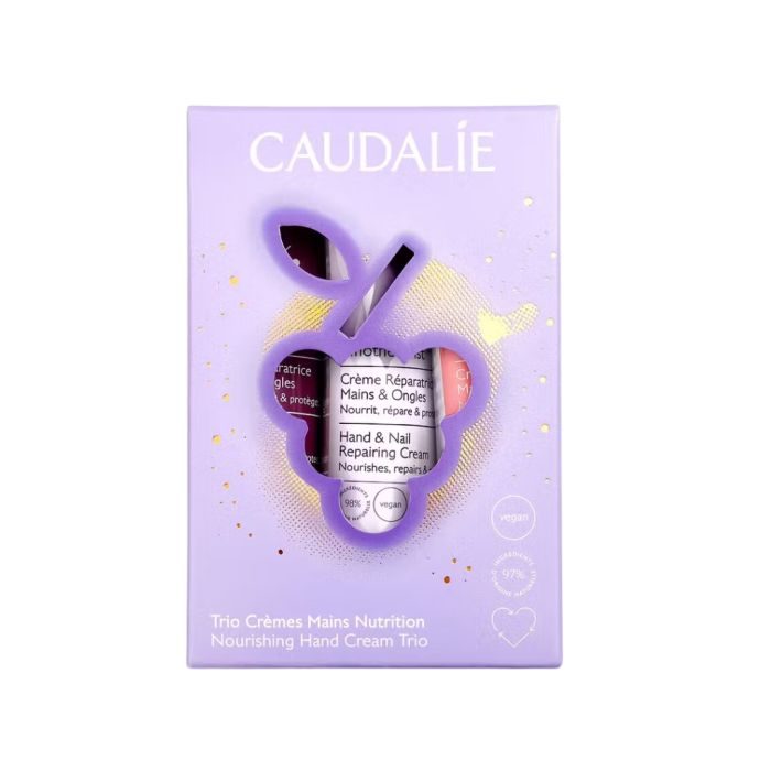 CAUDALIE COFFRET TRIO CREME MAINS NUTRITION