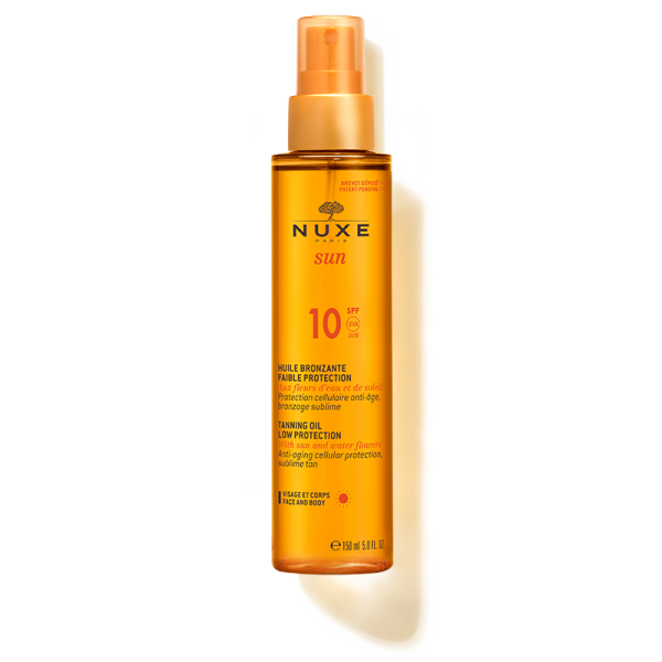 NUXE SUN HUILE SOLAIRE BRONZANTE SPF10 150ML