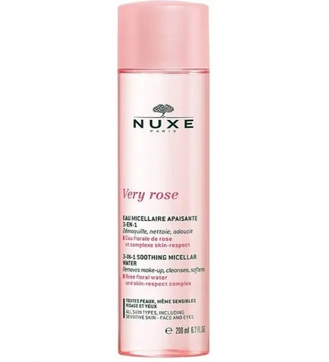 [3264680022043] NUXE VERY ROSE EAU MICELLAIRE DEMAQUILLANTE APAISANTE 3EN1 200ML