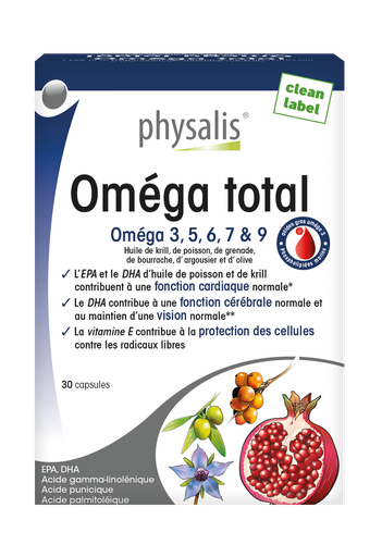 [5412360008896] PHYSALIS OMEGA TOTAL - 30 GELULES