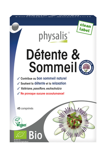 [5412360004386] PHYSALIS DETENTE & SOMMEIL - 45 COMPRIMES