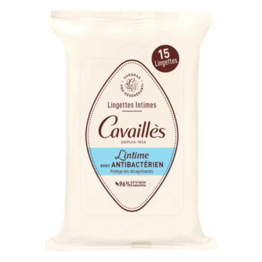 [3596490007270] ROGE CAVAILLES LINGETTES INTIMES ANTI-BACTERIEN 15U
