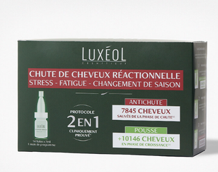 LUXEOL CHUTE DE CHEUVEUX REACTIONNELLE 2 EN 1