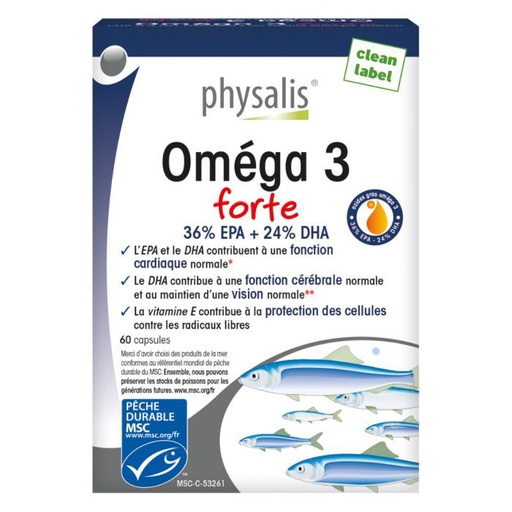[5412360000197] PHYSALIS OMEGA 3 FORTE - 60 CAPSULES