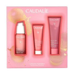 CAUDALIE COFFRET LA ROUTINE HYDRATATION - SERUM, MASQUE-CREME & GEL DOUCHE ROSE DE VIGNE