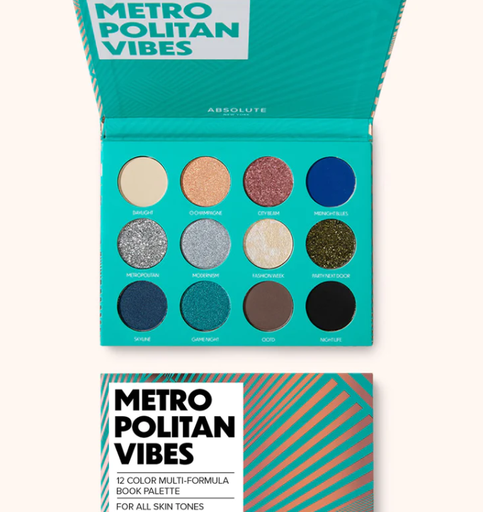 [888432972955] ABSOLUTE NY 12 COLOR PALETTE - METROPOLITAN VIBES MESP02