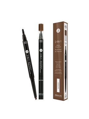 ABSOLUTE NY 2IN1 BROW PERFECTER - DARK BRUNETTE AEBD02