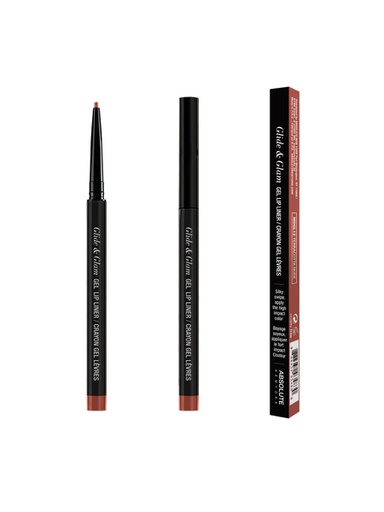 [888432934830] ABSOLUTE NY GLIDE & GLAM GEL LIP LINER - TERRACOTTA NUDE MDGL12