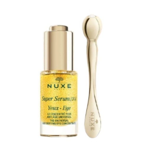 [3264680032578] NUXE SUPER SERUM 10 YEUX 15ML + ROLLER MASSAGE