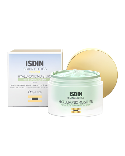 ISDIN CEUTICS PREVENT HYALURONIC MOISTURE CREAM PEAU MIXTE A GRASSE 50G