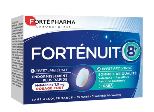 [3700221317716] FORTE PHARMA FORTE NUIT MELATONINE 1.9 MG 8H - 15 COMPRIMES