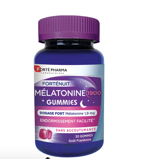 FORTE PHARMA FORTE NUIT MELATONINE 1900 - 30 GOMMES