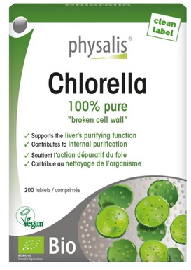 PHYSALIS CHLORELLA 100% - 200 COMPRIMES