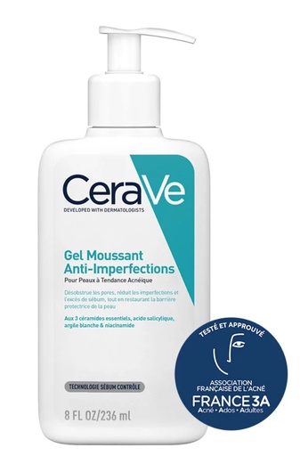 [3337875784054] CERAVE GEL MOUSSANT ANTI-IMPERFECTIONS 236ML