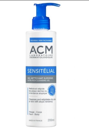 [3760095250243] ACM SENSITELIAL GEL NETTOYANT SURGRAS 200ML
