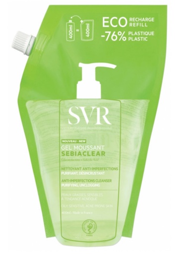 [3662361003419] SVR SEBIACLEAR GEL MOUSSANT RECHARGE 400ML