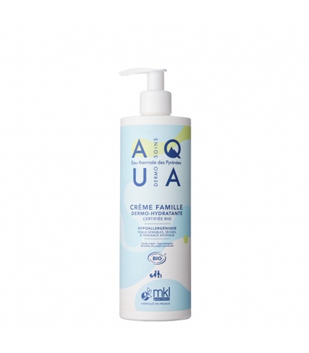 [3760162124125] MKL AQUA CREME FAMILLE DERMO-HYDRATANTE BIO 400ML