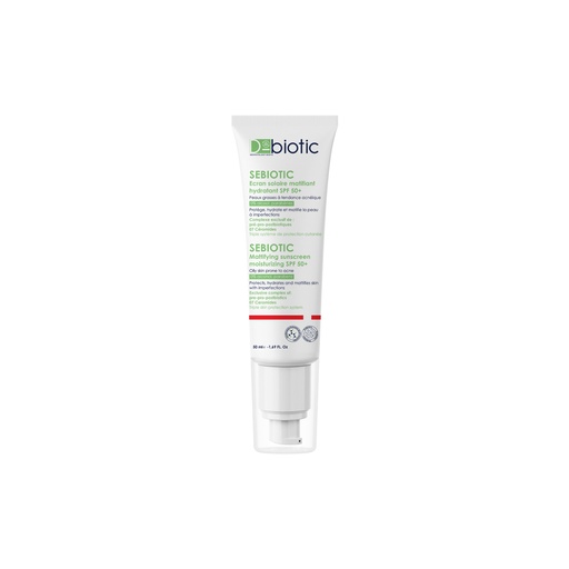 [6111270660420] D-BIOTIC SEBIOTIC ECRAN SOLAIRE MATIFIANT SPF50+ 50ML 