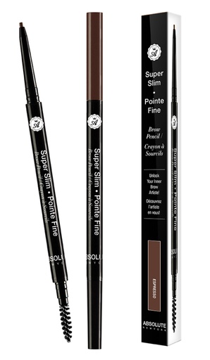 [888432909470] ABSOLUTE NY SUPER SLIM BROW PENCIL - ESPRESSO SSEB02